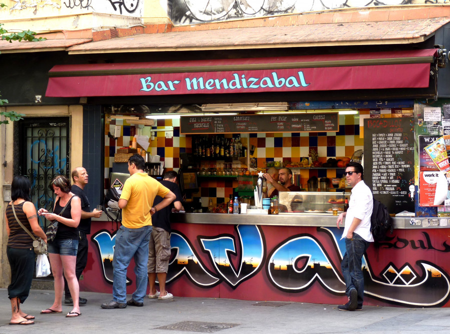 The Bar Mendizabal in Barcelona