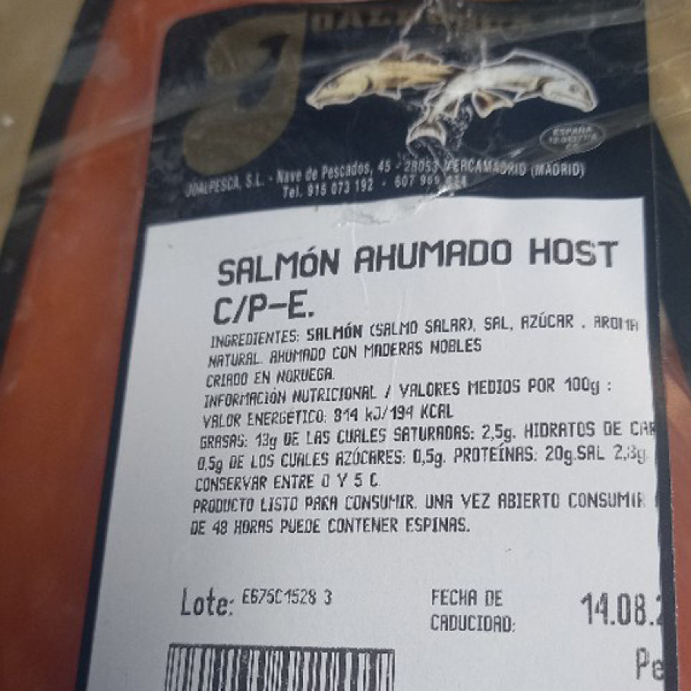Alerta por presencia de listeria en salmón ahumado distribuido en España