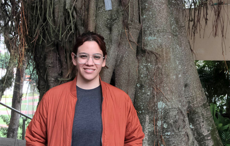 Álix Fernanda Rivera, estudiante de la Maestría en Ecología Tropical del Citro UV