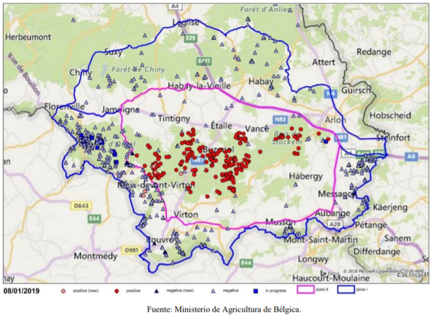 Mapa belgica