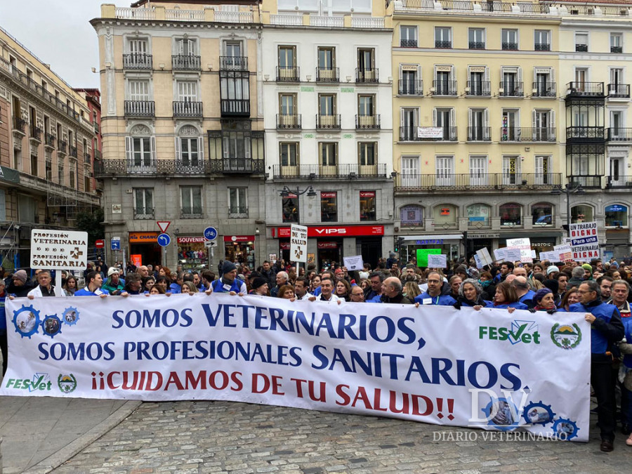 manifestación veterinaria 17 noviembre
