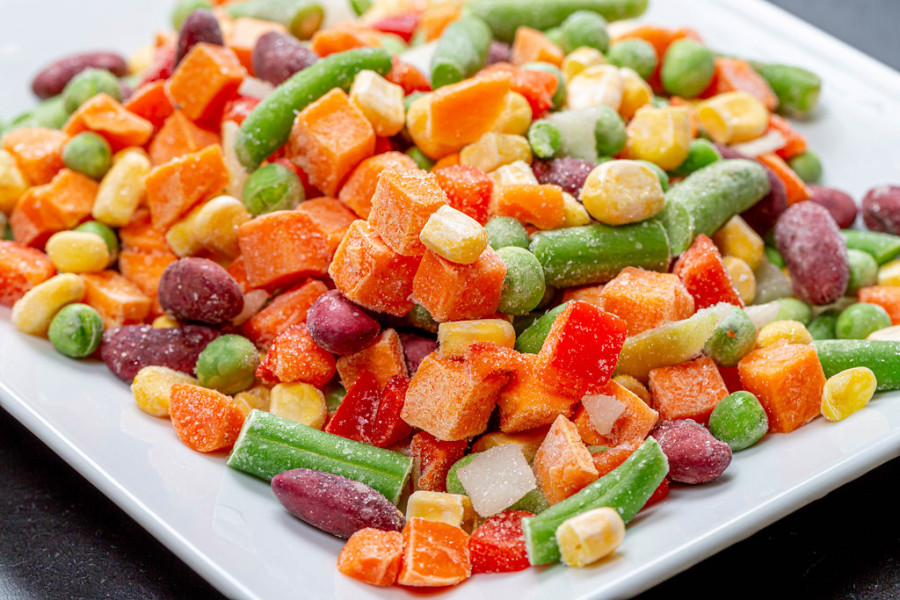 Vegetales congelados listeria