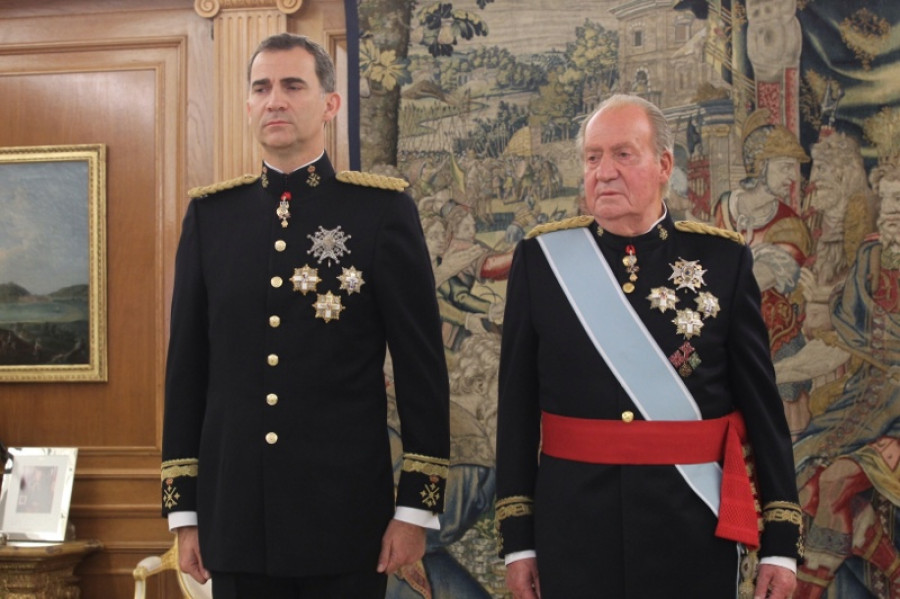 Felipe VI y juan carlos