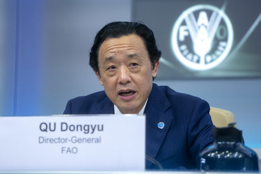 QU Dongyu FAO director general
