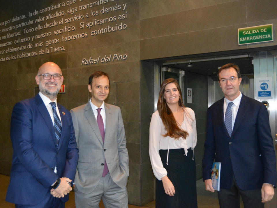 Santiago de Andrés, Andrés Fernández, María Jaureguizar y César Carnicer