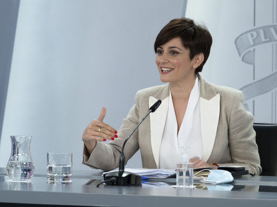 Ministra de Política Territorial portavoz del Gobierno Isabel Rodríguez