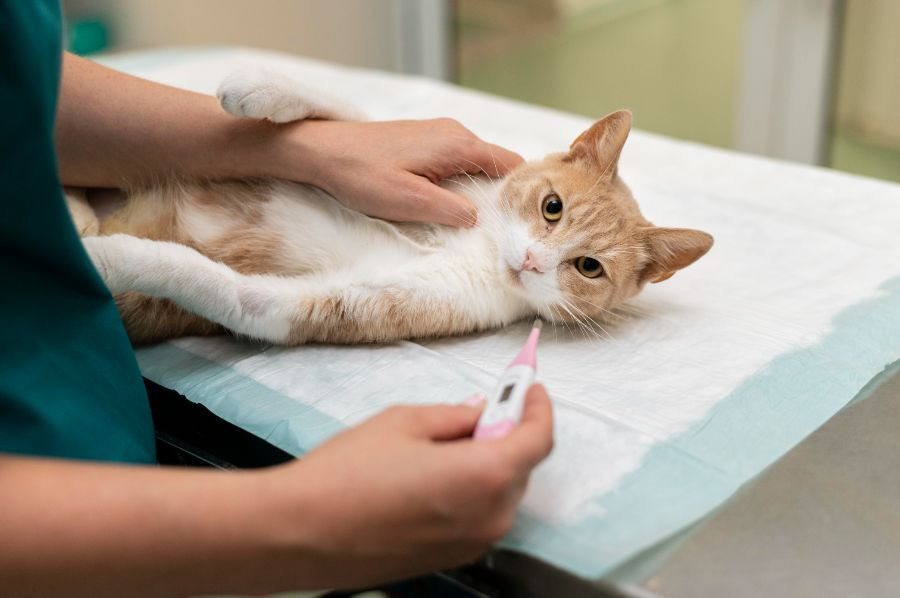 Gato veterinario