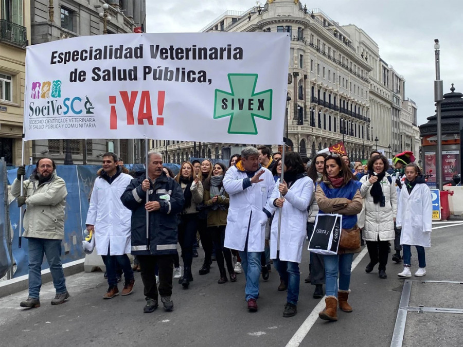 Primera manifestación veterinaria