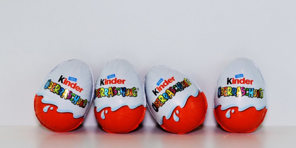 Primer caso de salmonela asociada al consumo de productos Kinder en España
