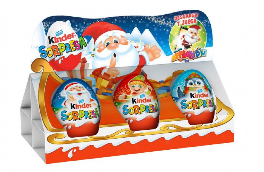Kinder Sorpresa 6 unidades edición Navidad