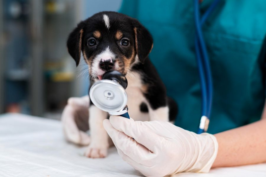perro veterinario