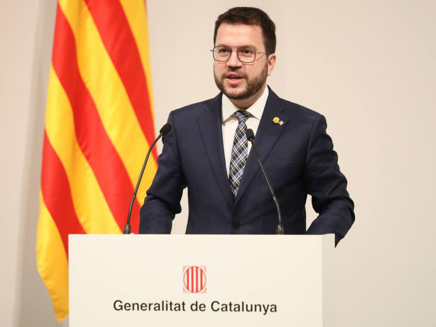 Pere aragonés presidente generalitat cataluña