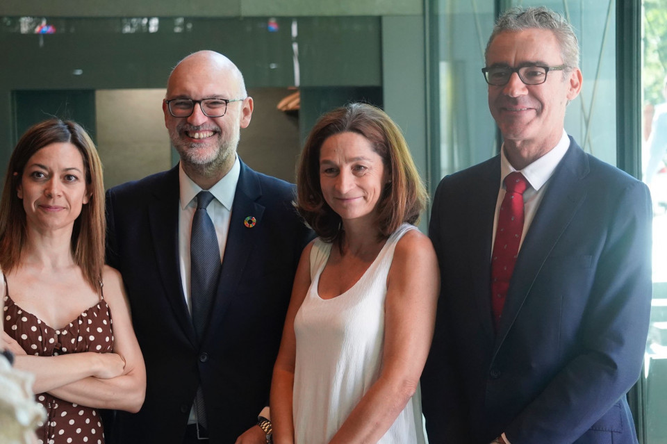 Maria Arias, Santiago de Andrés, Consuelo Serres y Bruno González-Zorn