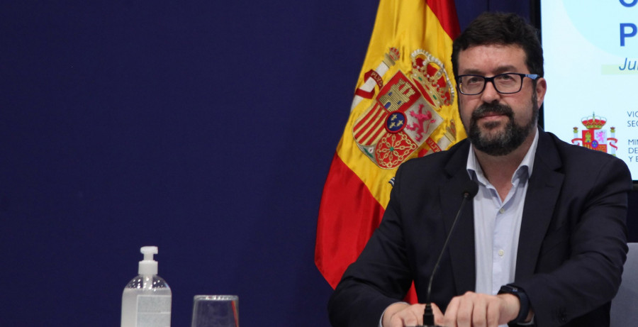 Secretario de estado de empleo Joaquín Pérez paro