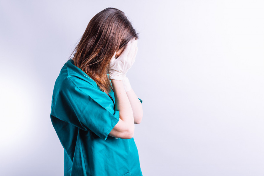 Veterinario estrés agotamiento