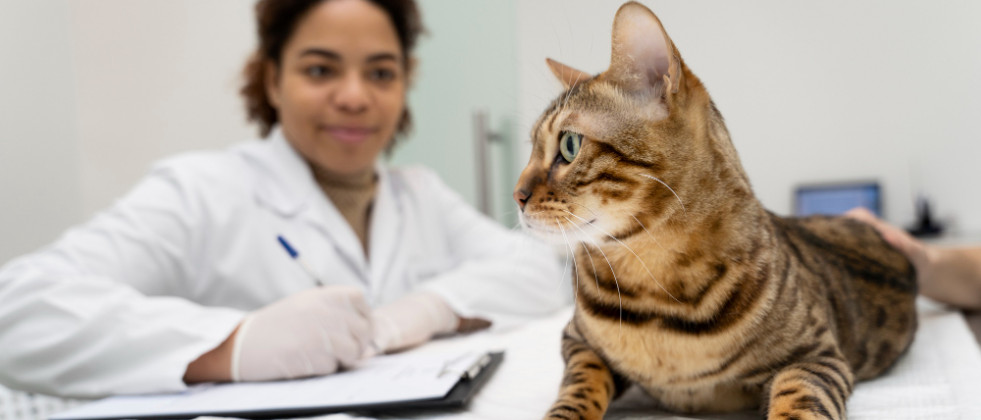 Los controles de presión arterial de los gatos son muy poco frecuentes