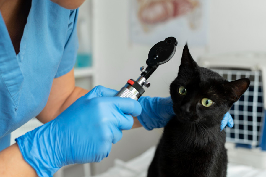 Gato veterinario