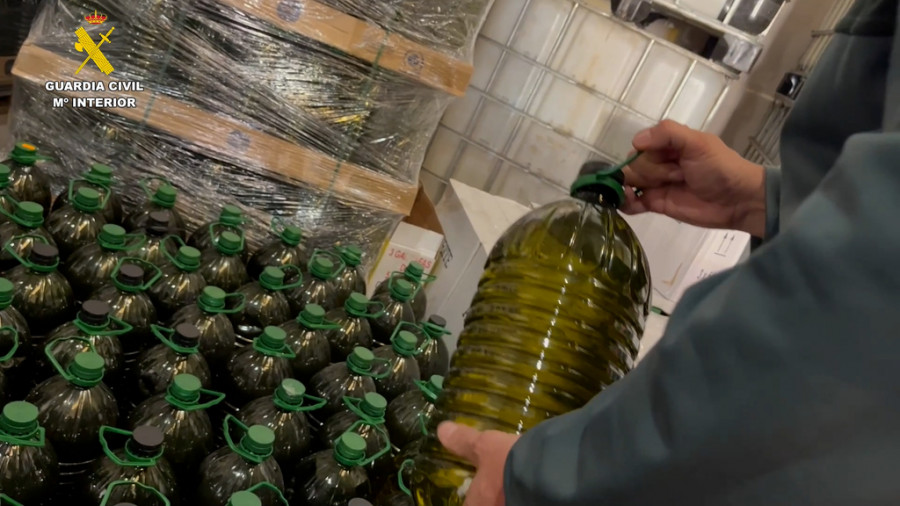 Aceite guardia civil seguridad alimentaria