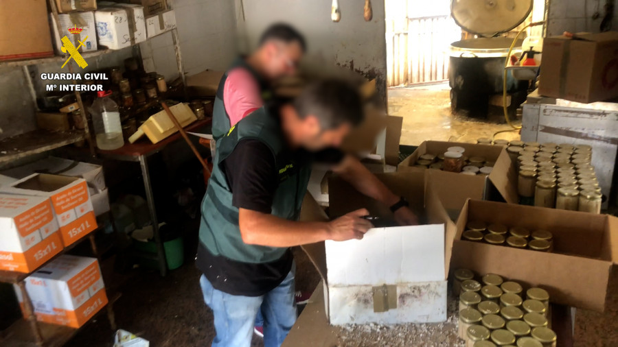 Conservas seguridad alimentaria guardia civil