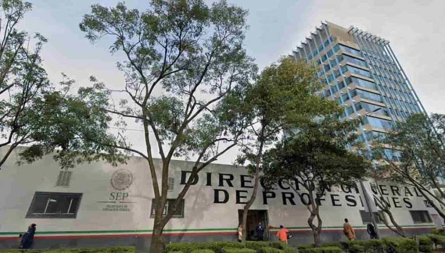 Dirección general de profesiones SEP