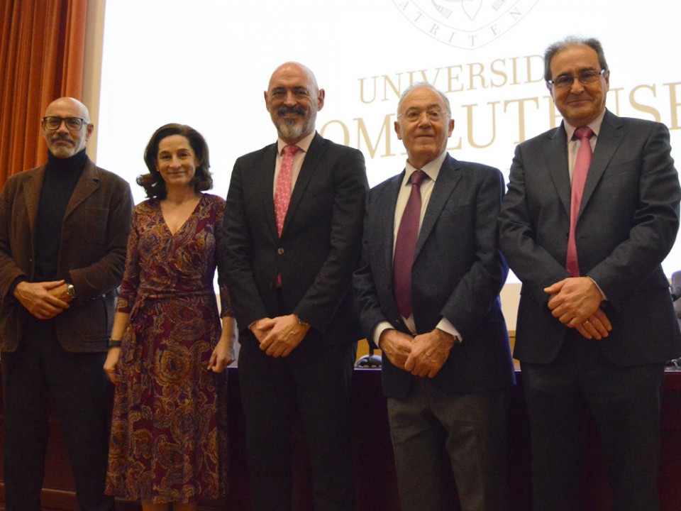 Benito Pérez, Consuelo Serres, Joaquín Goyache, Felipe Vilas y Eloy Marín