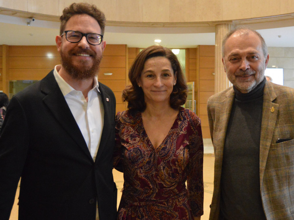 Víctor Fernández, Consuelo Serres y Pedro Luis Lorenzo