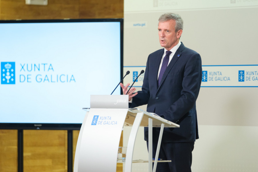 Alfonso Rueda, presidente de la Xunta de Galicia.