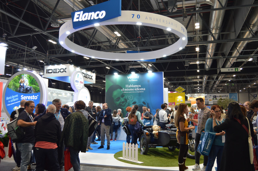 El stand de Elanco fue uno de los protagonistas