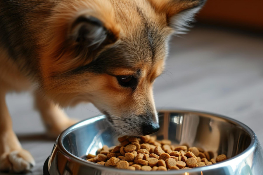 Perro comiendo (2)