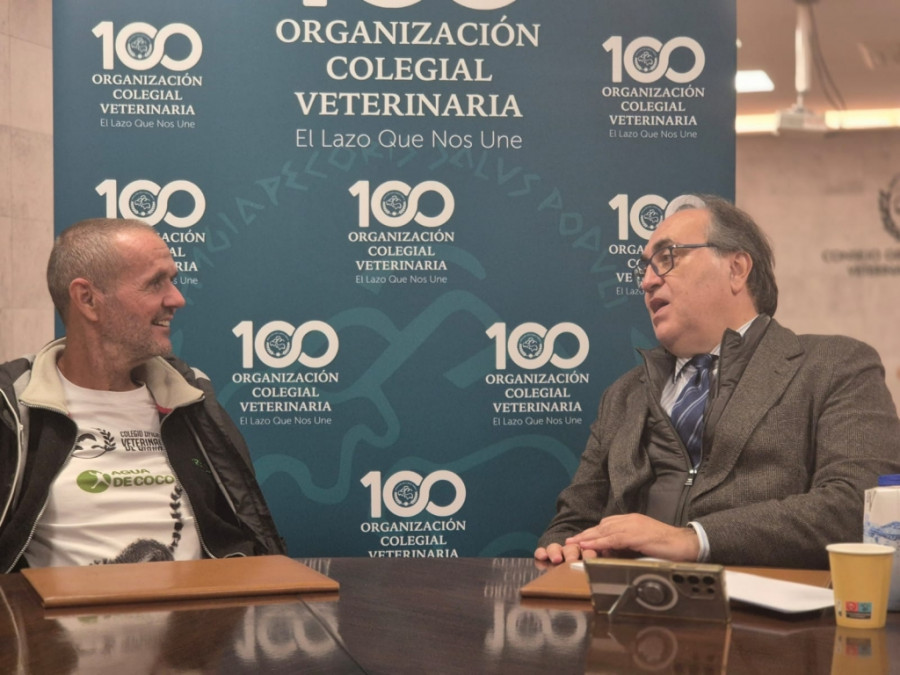José Luis Guirao y Luis Alberto Calvo, en la sede de la OCV