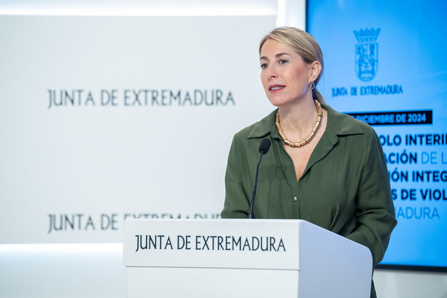 Presidenta de la Junta de Extremadura, María Guardiola