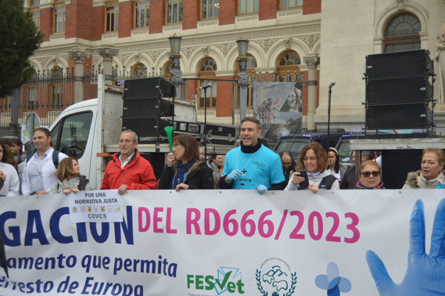 Concentración del 5 de marzo frente al Ministerio de Agricultura.