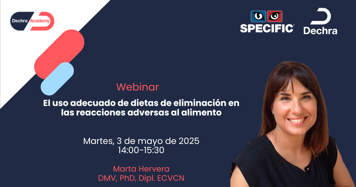 Dechra organiza un webinar sobre reacciones adversas a los alimentos, "un reto diagnóstico cada vez mayor en medicina veterinaria"