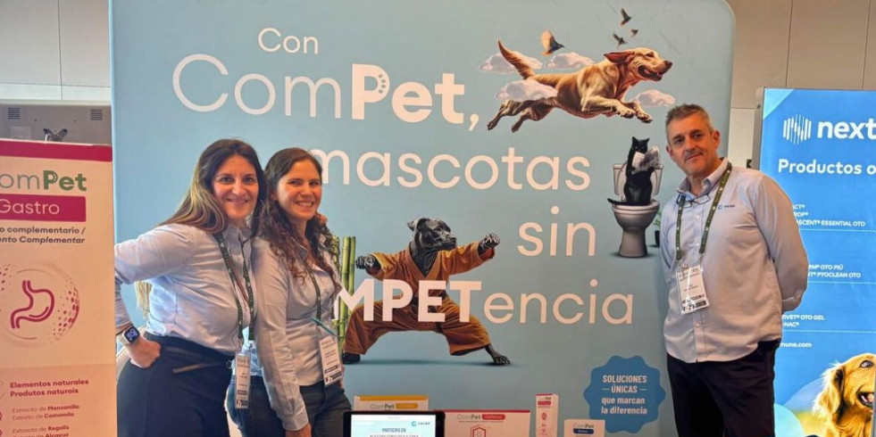 Calier presenta en el Congreso de Especialidades Veterinarias de AVEPA su nueva gama de suplementos ComPet