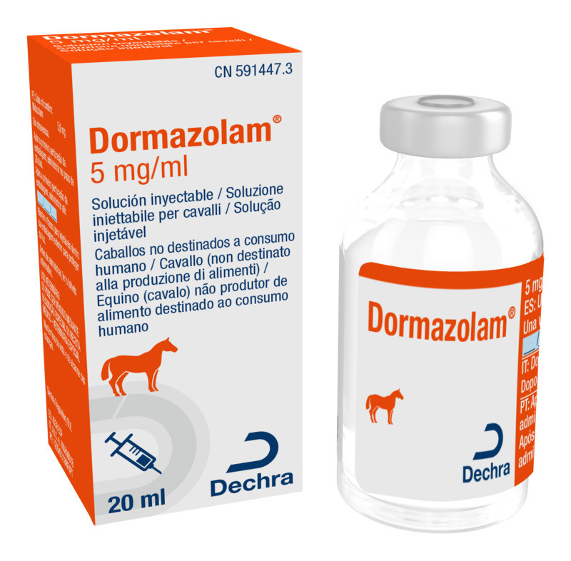 Dechra anuncia el lanzamiento de Dormazolam, un nuevo anestésico para uso en caballos