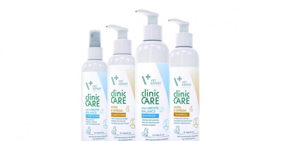 Vet Expert lanza Clinic Care, una línea de champús dermatológicos para  perros y gatos