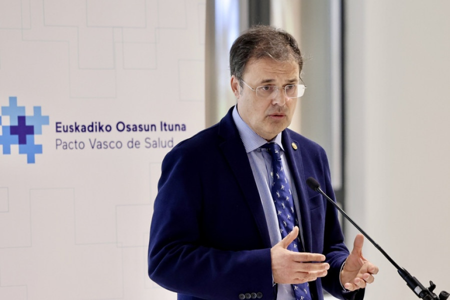 Alberto Martínez, consejero de Salud del Gobierno del País Vasco.