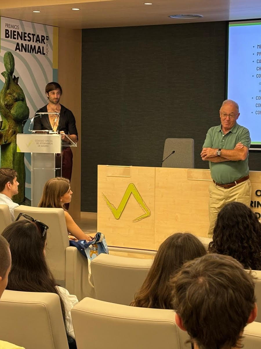 David González y Felipe Vilas durante el acto
