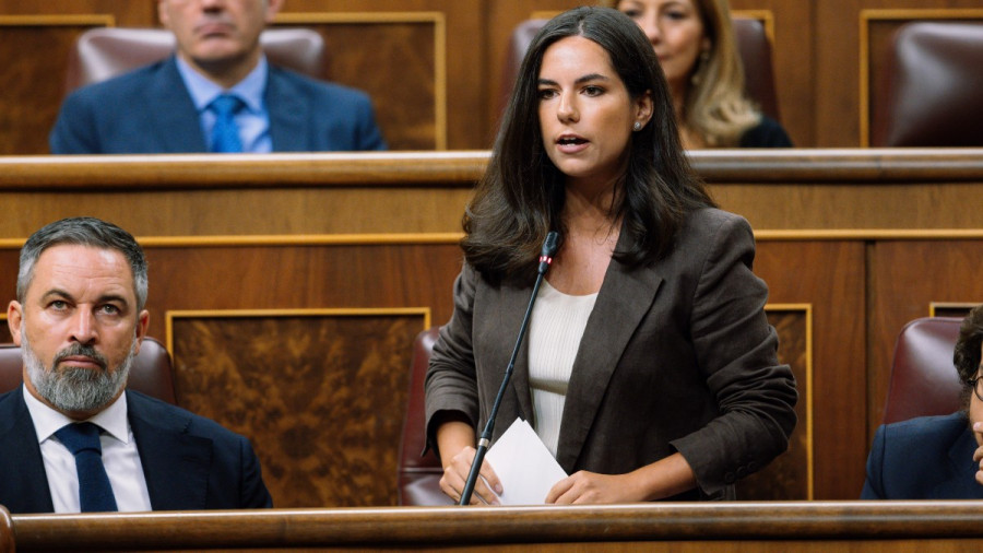 Pepa Millán, portavoz del Grupo Parlamentario VOX en el Congreso de los Diputados.